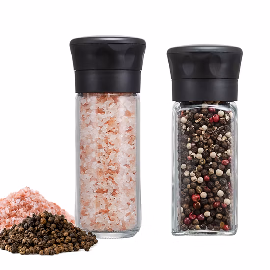 Chilli Grinding Machine Pulver Mischer Salt and Pepper Grinder Set